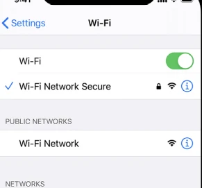 Delete any corrupt WiFi connections
