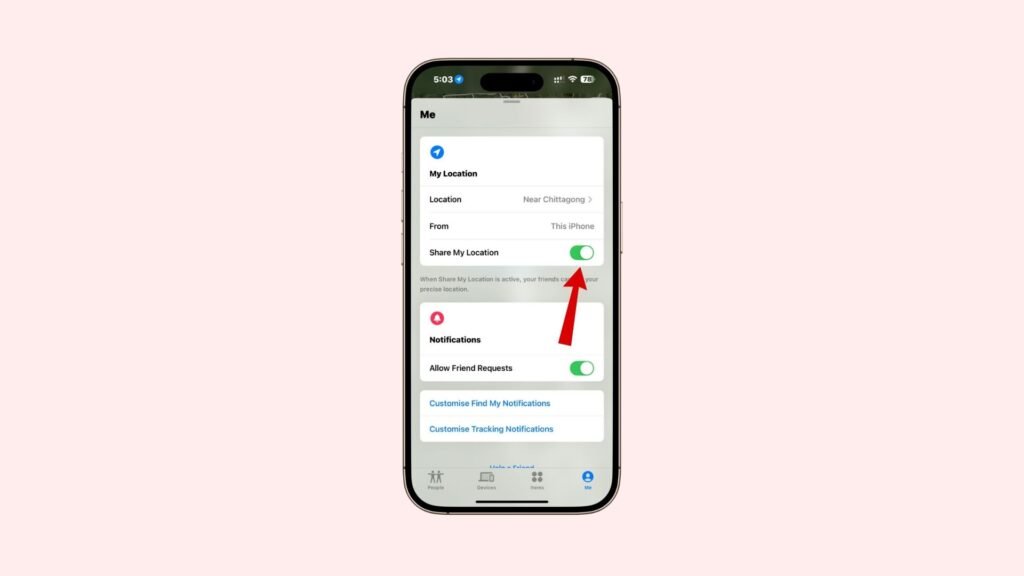 How to pause your location on find my iphone