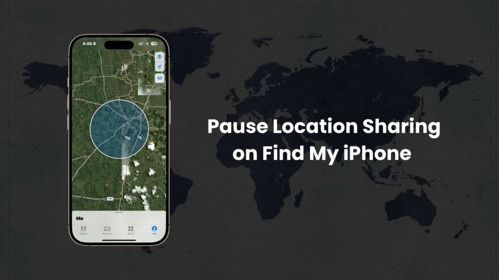 Pause Location Sharing on Find My iPhone