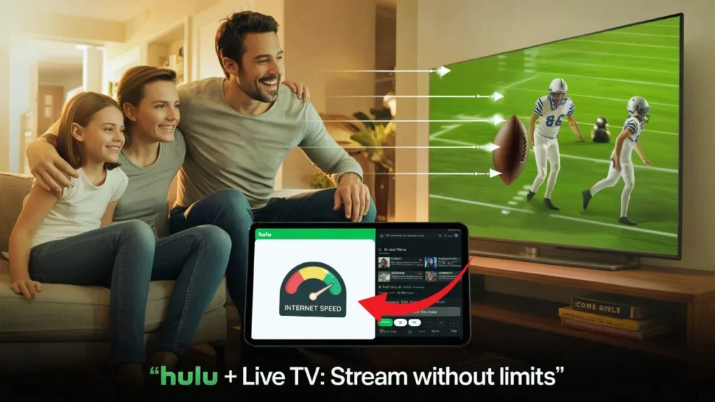 Hulu Live internet speed for multiple TVs