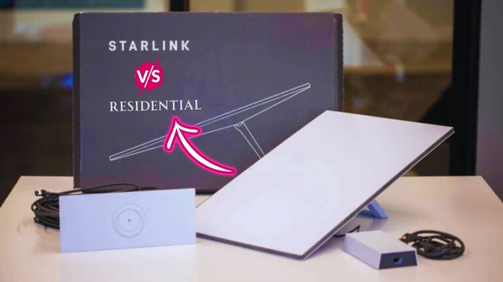 starlink rv vs residential portability