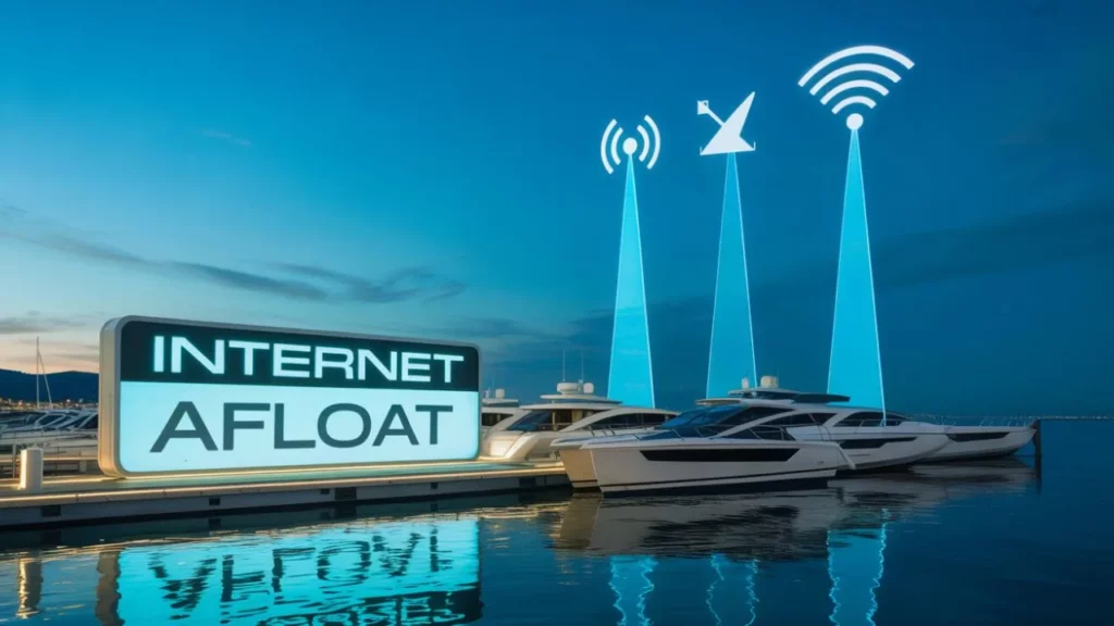 Internet Afloat: Marina Wi-Fi vs Cellular vs Satellite