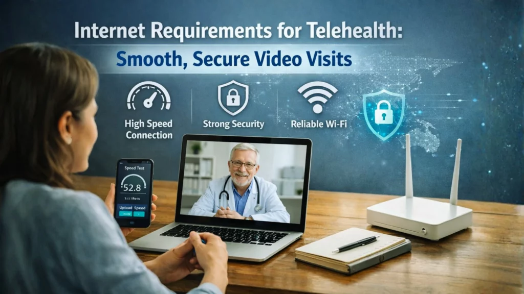 Internet Requirements for Telehealth: Smooth, Secure Video Visits