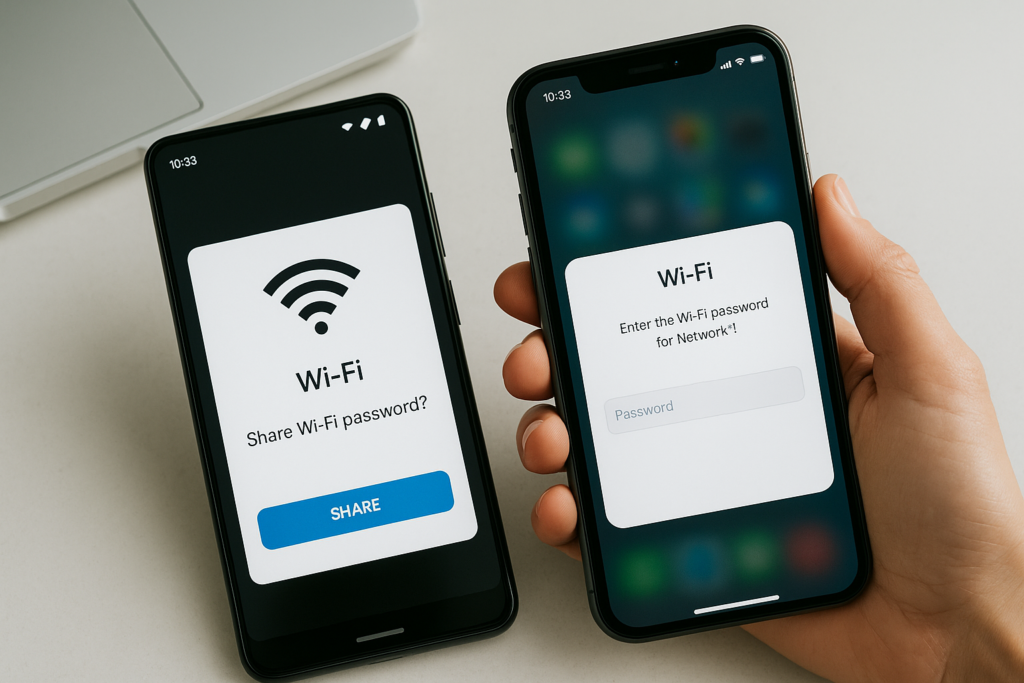How to Share Wi-Fi Password From Android to iPhone