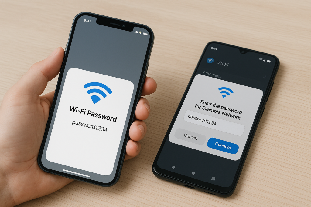 How to Share Wi-Fi Password From iPhone to Android